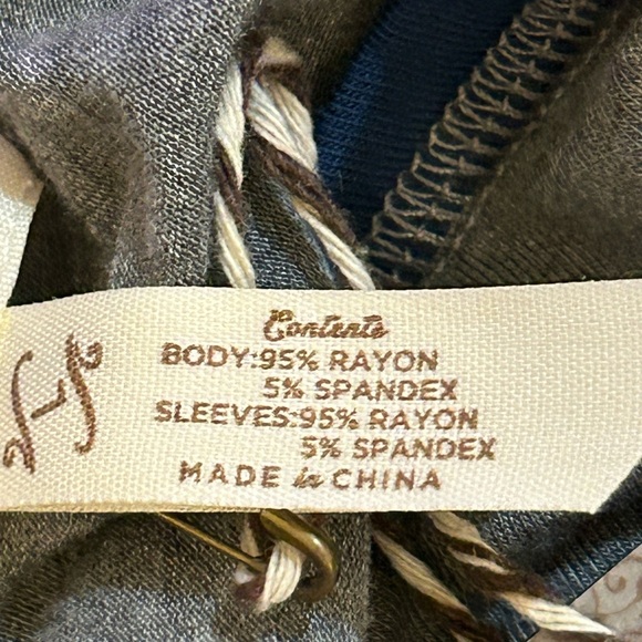 NWT- Matilda Jane Long-Sleeve T-Shirt Tunic Top Navy & White Striped Sleeves - Picture 9 of 10